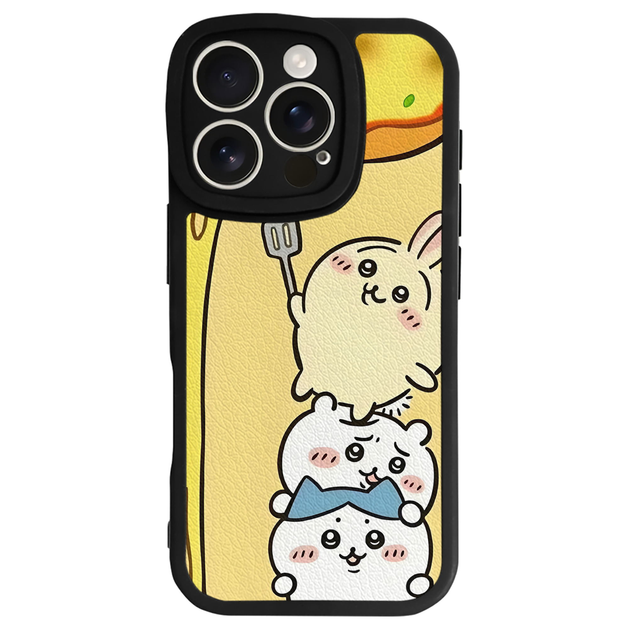 （画像用） ちいかわ Chii-kawa 【iPhone 16シリーズ対応】シリコンスマホケース（レザー調） 材質：シリコン